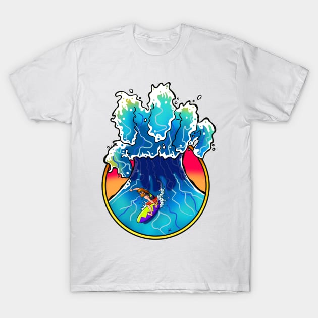 Big wave T-Shirt by Eltricky